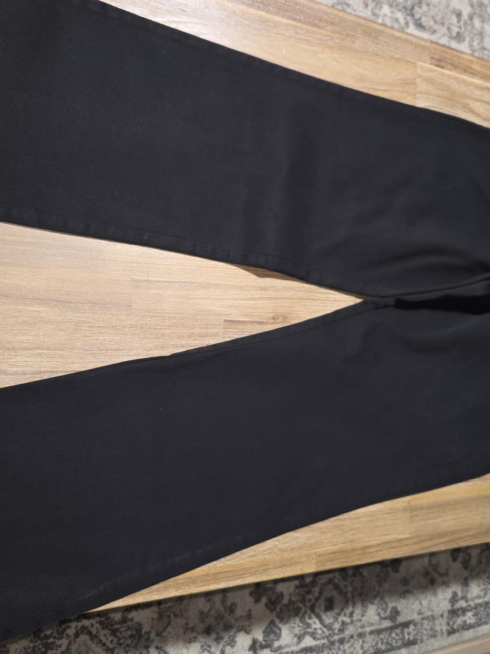 Men's Black Straight-Leg Pants - Versatile Everyday Wear